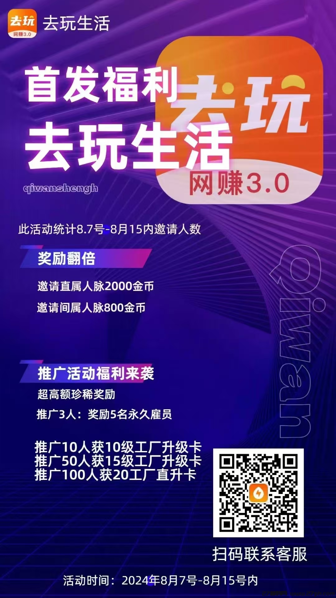 去玩生活首创零投资web3.0网赚城市，零撸注册送工厂，日赚5-2000-27首码项目网